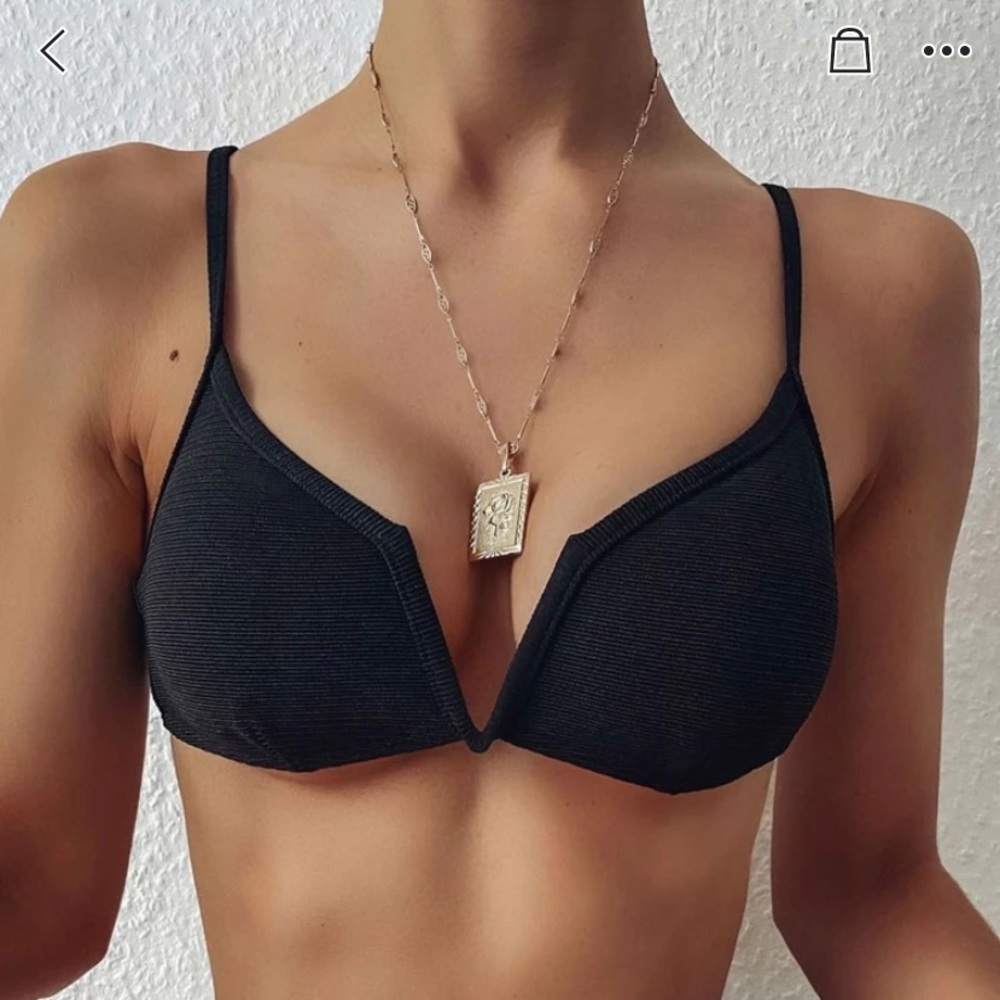 Brand new Black bikini top